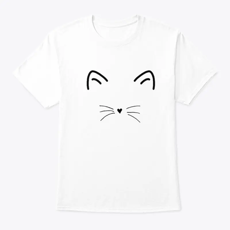 Cat Face Shirt, Cat Mom T shirt for Her