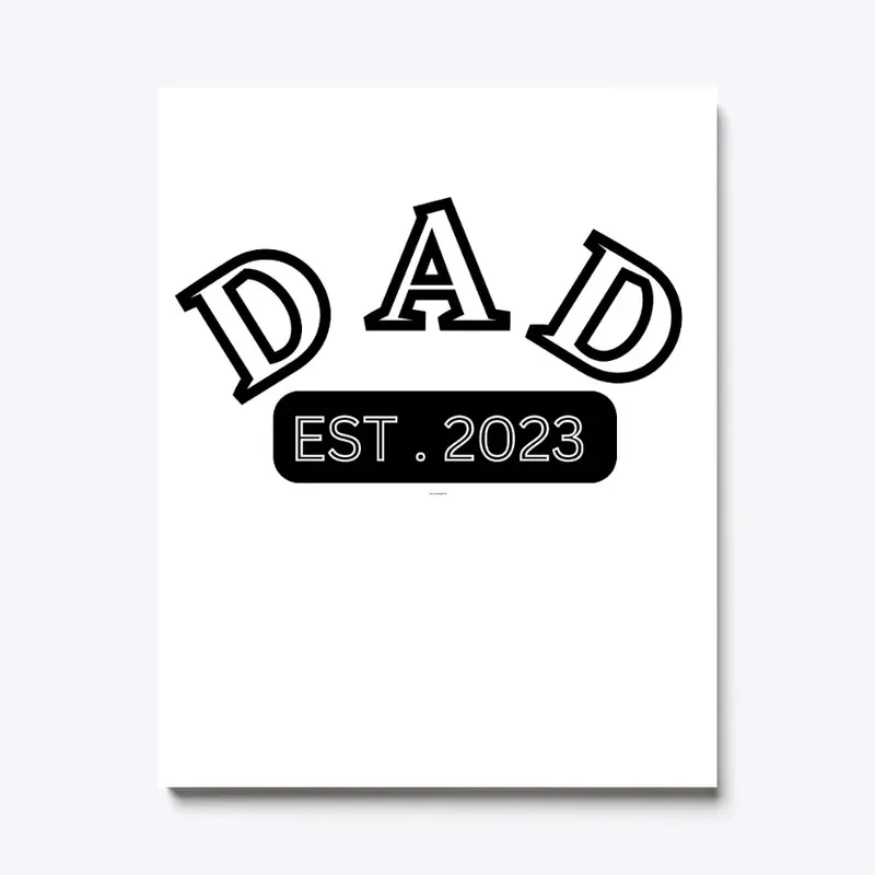  Dad Est 2023, New Dad Gift Father's Day