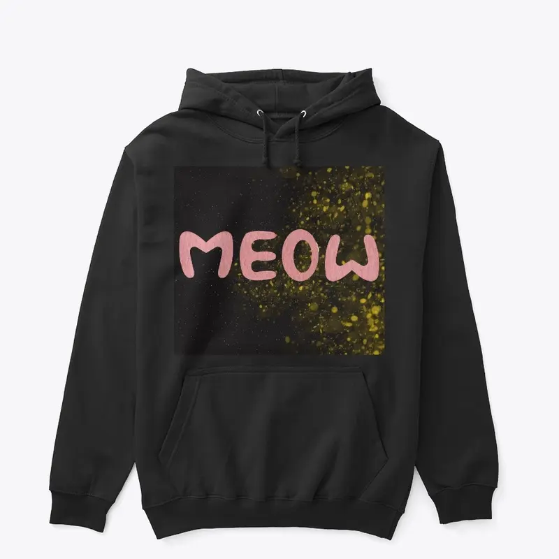 Meow T-Shirt,Kitten Cats Gift, Cat Lower