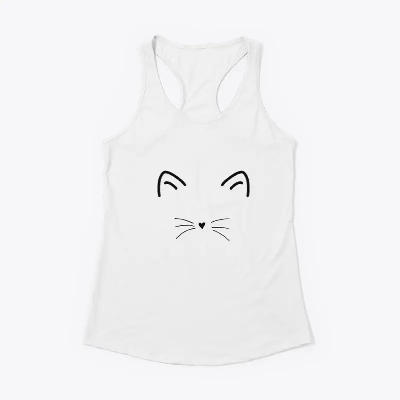 Cat Face Shirt, Cat Mom T shirt for Her