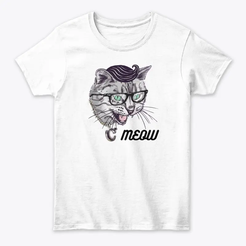 Cat T-Shirt Cat Shirts - Cut Cat T-Shirt