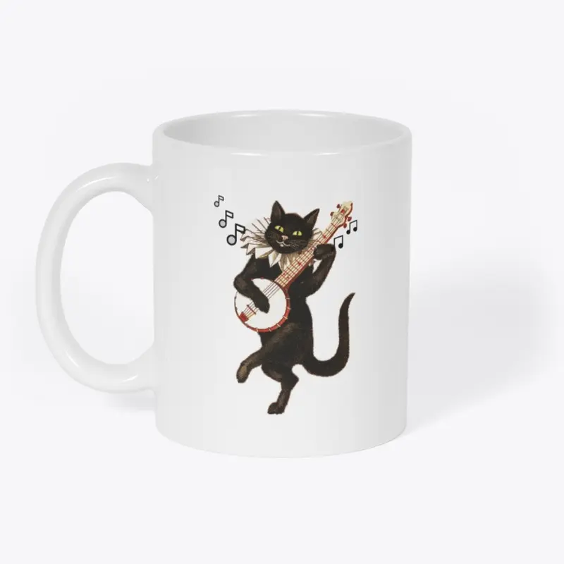 Cat playing guitar shirt | Unisex Design