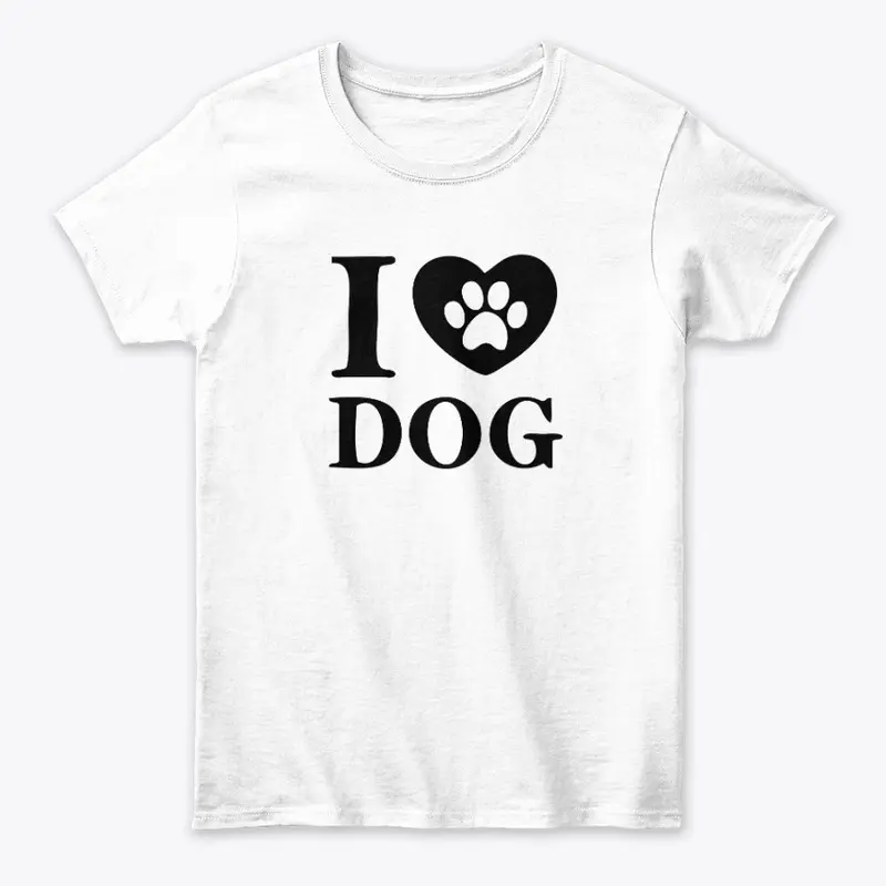 Love Dog T-Shirt, Love Shirt, Dog Lover