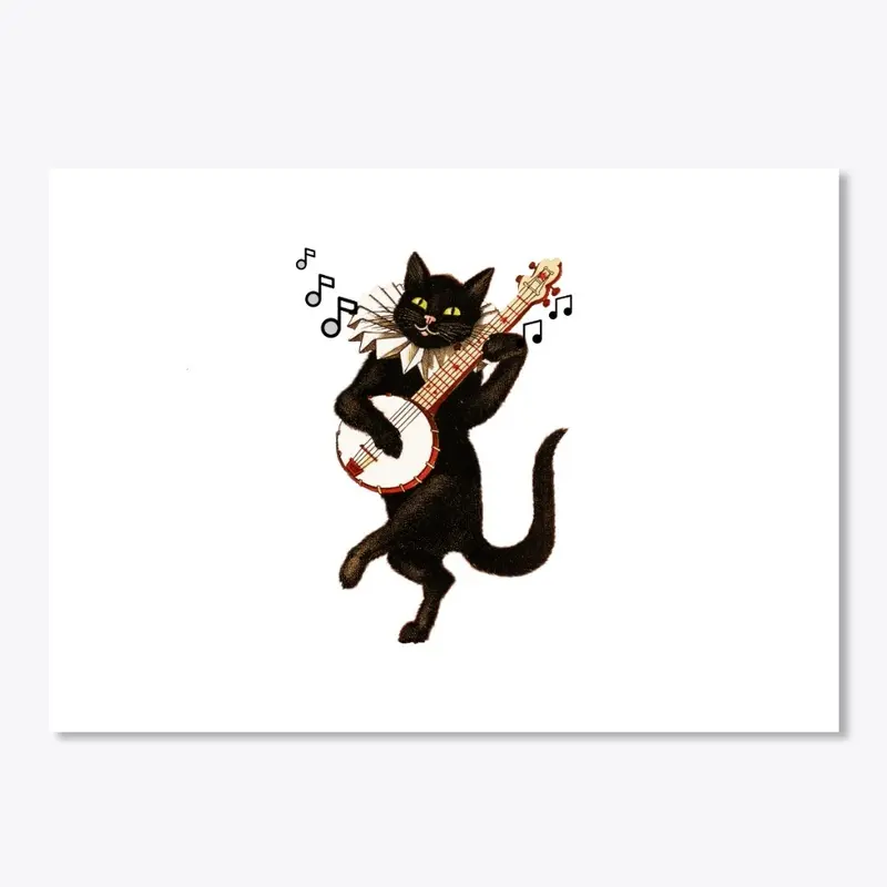 Cat playing guitar shirt | Unisex Design