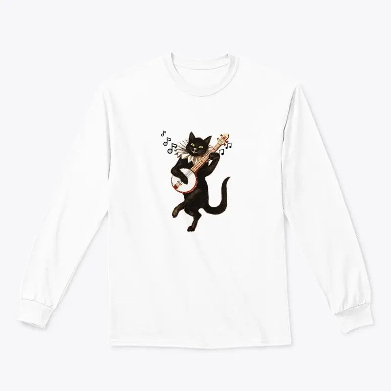 Cat playing guitar shirt | Unisex Design