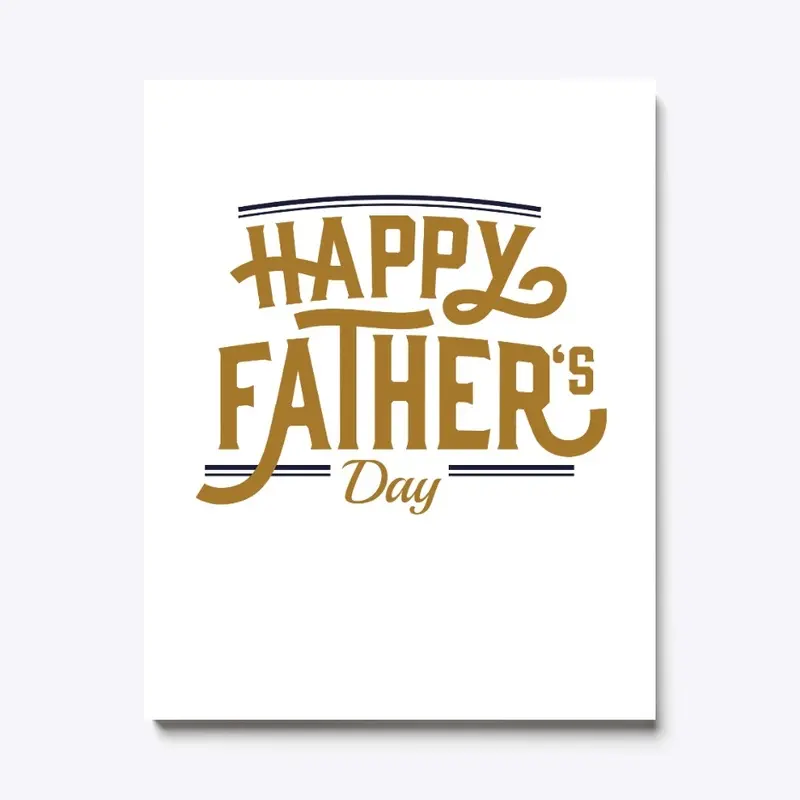  Happy Father's Day Typographic Design🎁