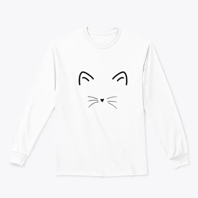 Cat Face Shirt, Cat Mom T shirt for Her